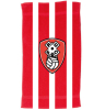 Red Stripe Beach Towel