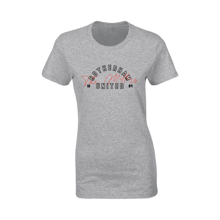 Core Grey Script Womans  T